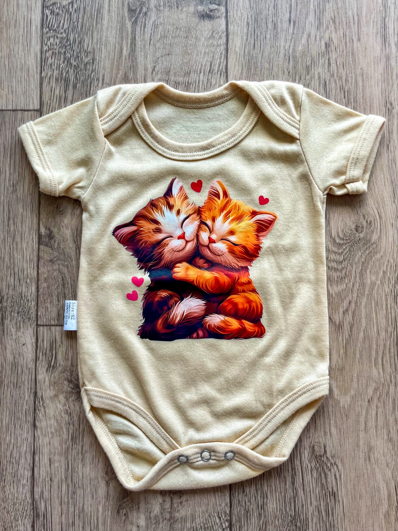 Lot of pink, grey and beige short-sleeved bodysuits size 3 months – photo 17